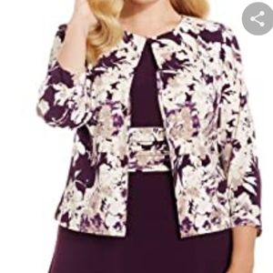 Jessica Howard Petite Floral Jacket Dress